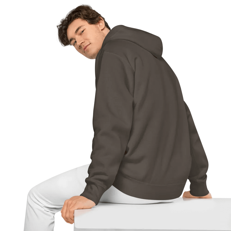 hyperverbal (L.C. comic sans with purple stars) embroidered pigment hoodie product image (6)