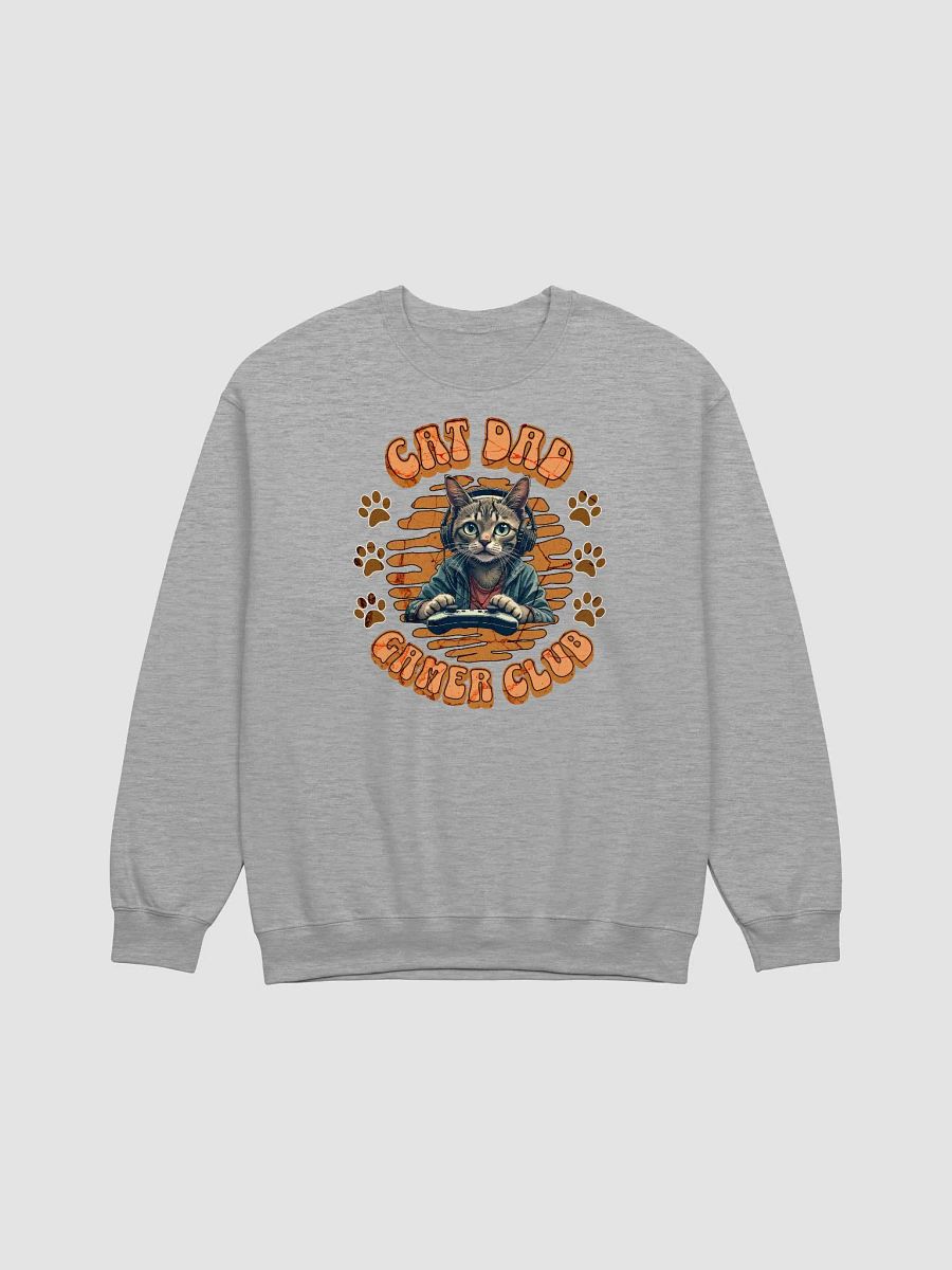 Cat Dad Gamer Club Sweatshirt product image (21)