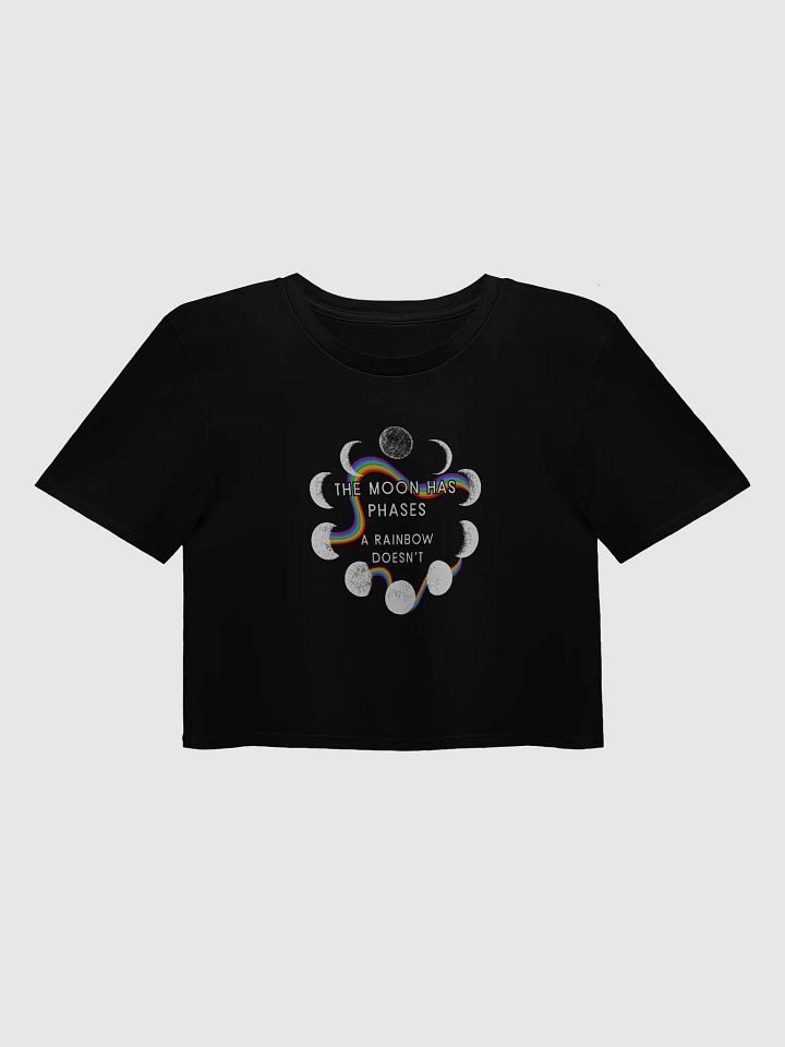 Rainbow Moon Phases Crop Top product image (1)