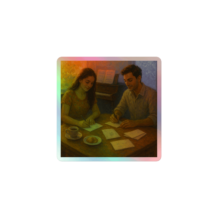 Track 15 – Tarjetas del Solsticio | Holographic Sticker product image (1)