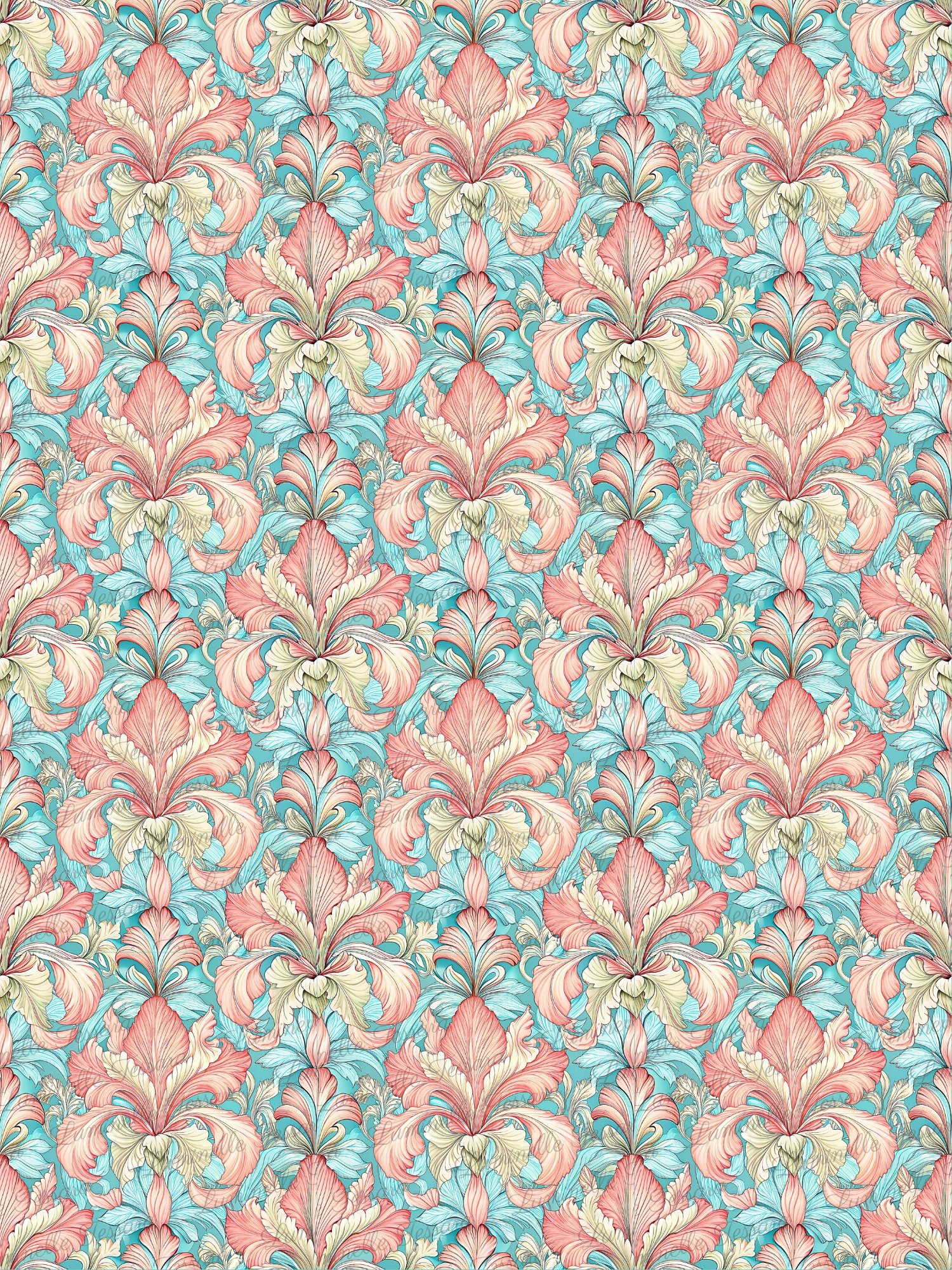 Pastel Garden Florals – Seamless Digital Paper Bundle product image (2)