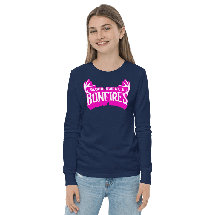 Kids Long Sleeve - Antler Pink Logo product image (2)