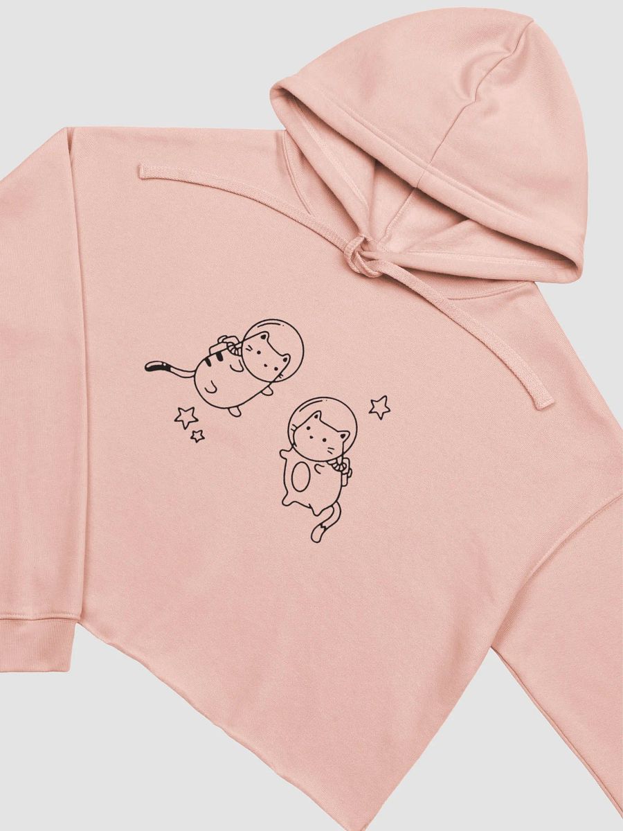 Astronauts Cats Crop Hoodie product image (8)