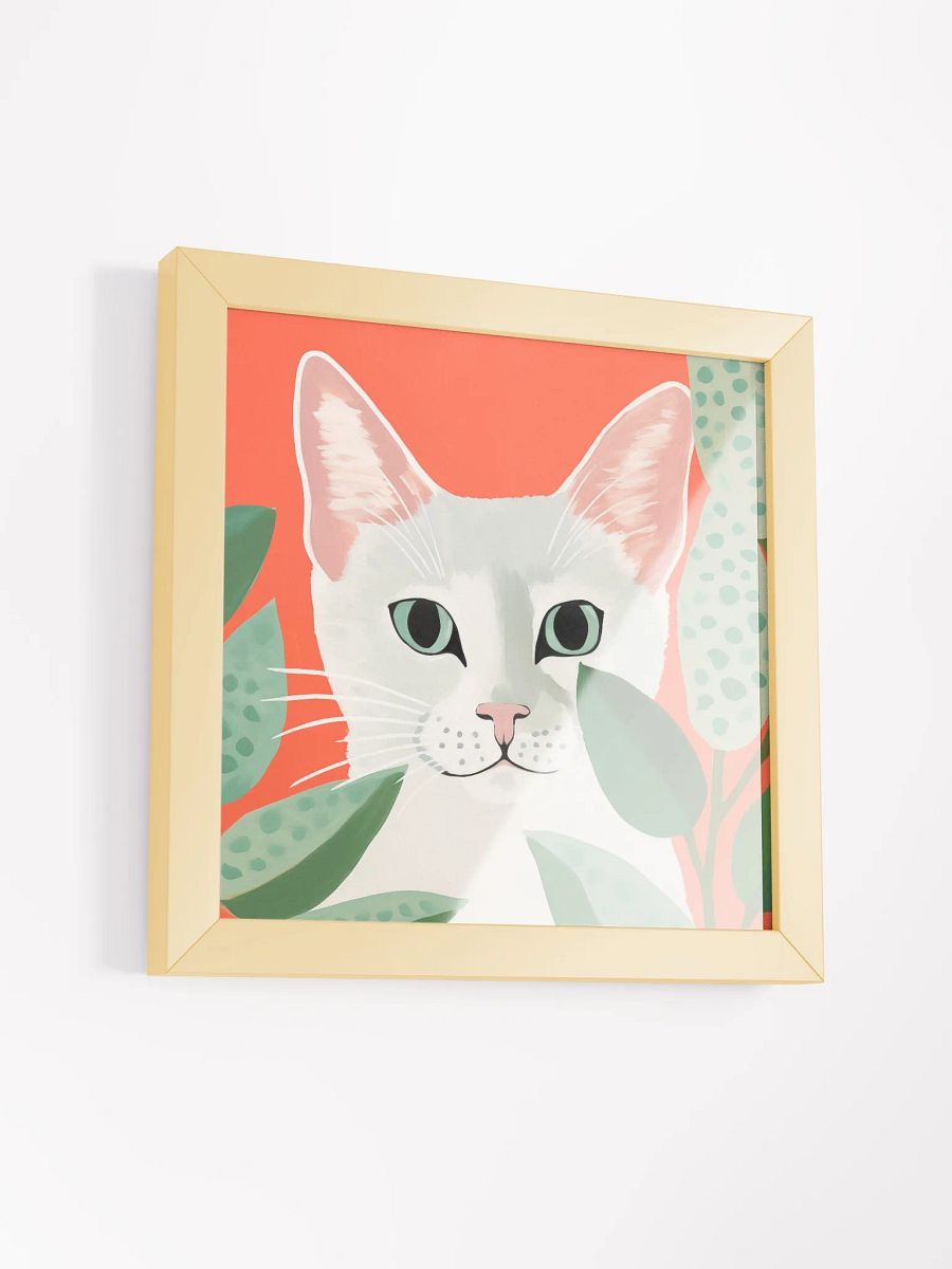 Vibrant Cat Eyes Framed Art Print product image (17)