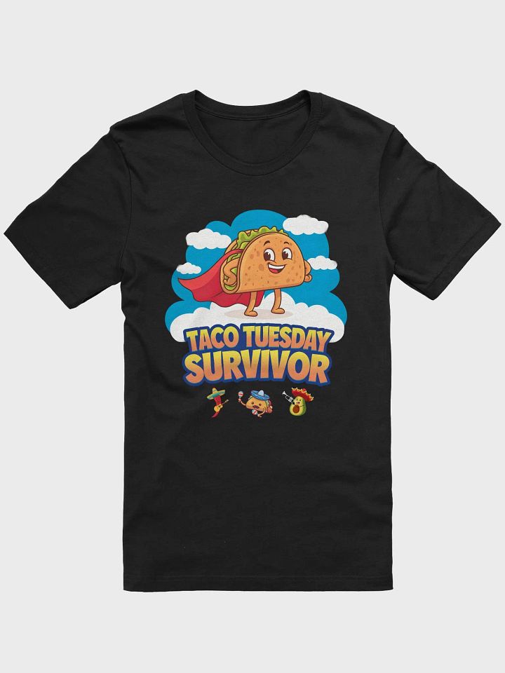 Taco Tuesday Superhero T-Shirt Bella+Canvas (Adult Unisex) product image (1)