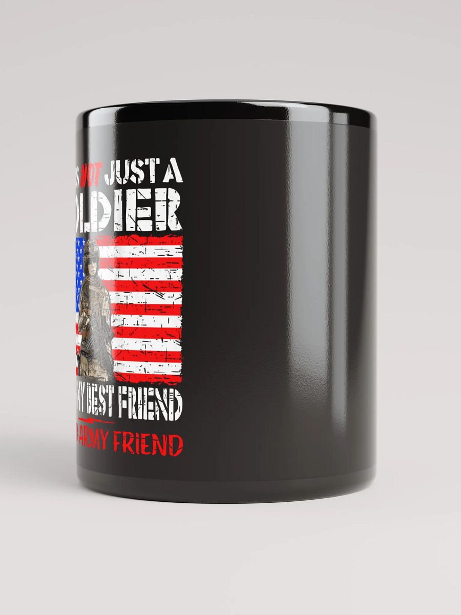 She Is Not Just a Soldier - Black Mug product image (3)