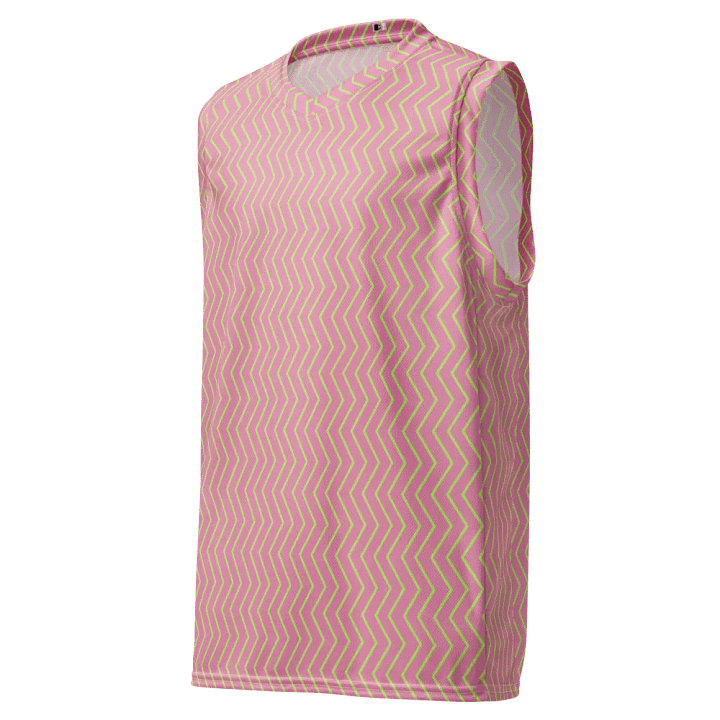 Zigzag Zest Basketball Jersey. product image (1)