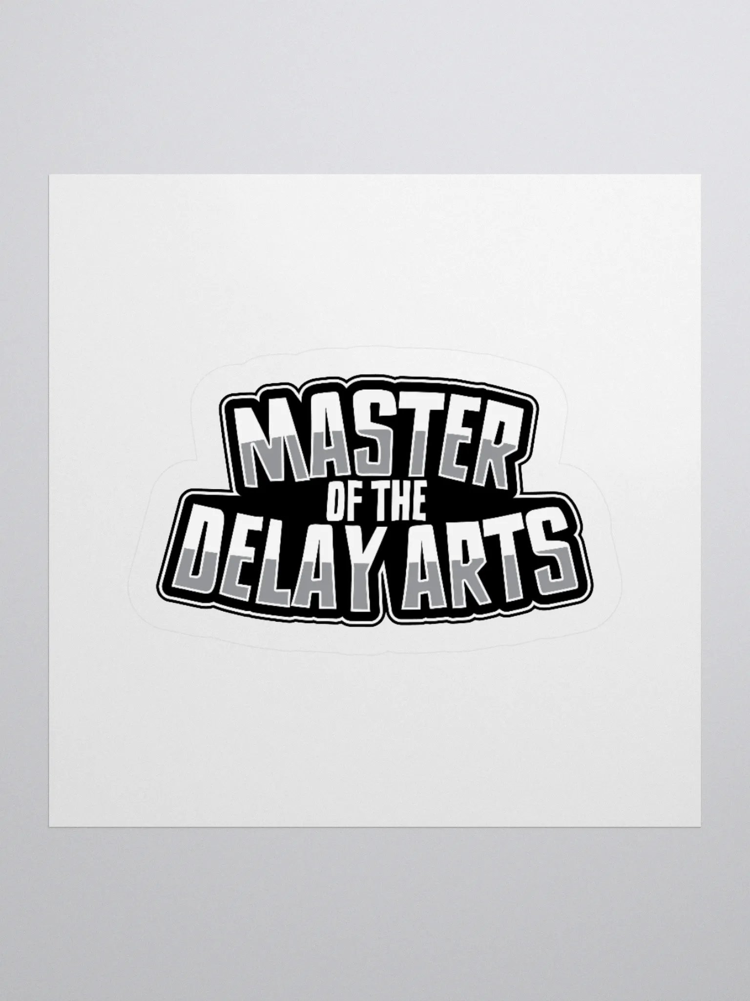 Master of the Delay Arts – Funny Gamer Sticker product image (3)