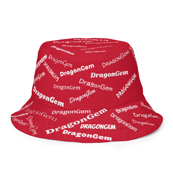 DragonGem Red Reversible Bucket Hat product image (2)
