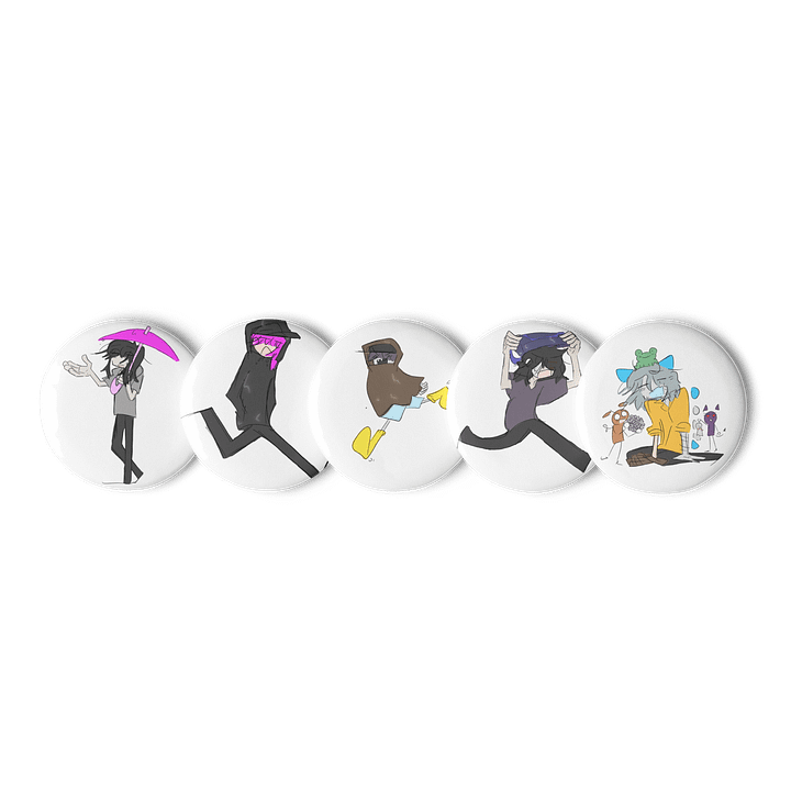 Moon Savers June pin buttons product image (1)