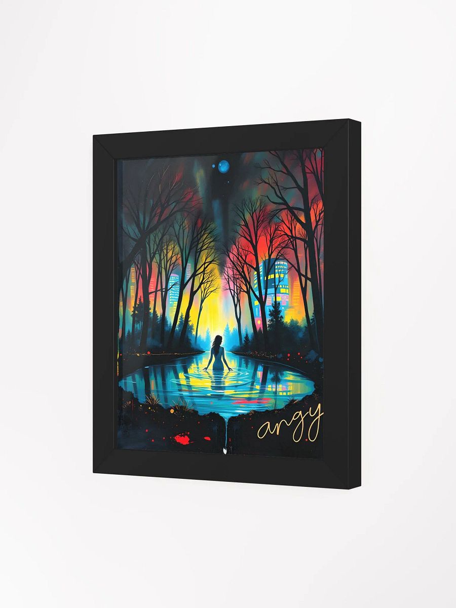 Listen to the song by feist called, The water, Ayous Wood Framed Matte Poster product image (16)