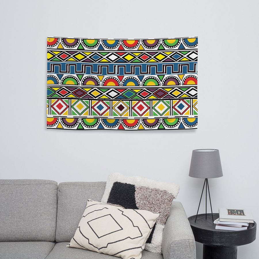 Ndebele Geometric Pattern Designs Collection 1 | 12 High-Resolution Seamless Patterns product image (3)