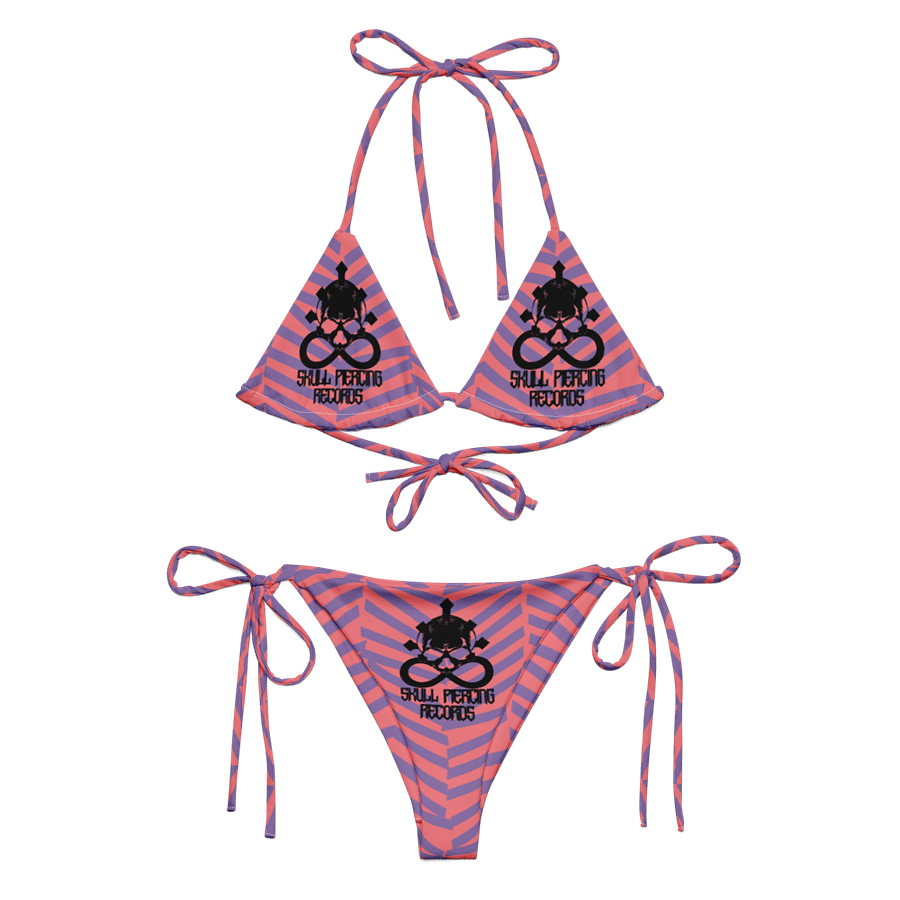 Skull Piercing Records Herringbone Bikini Set product image (1)