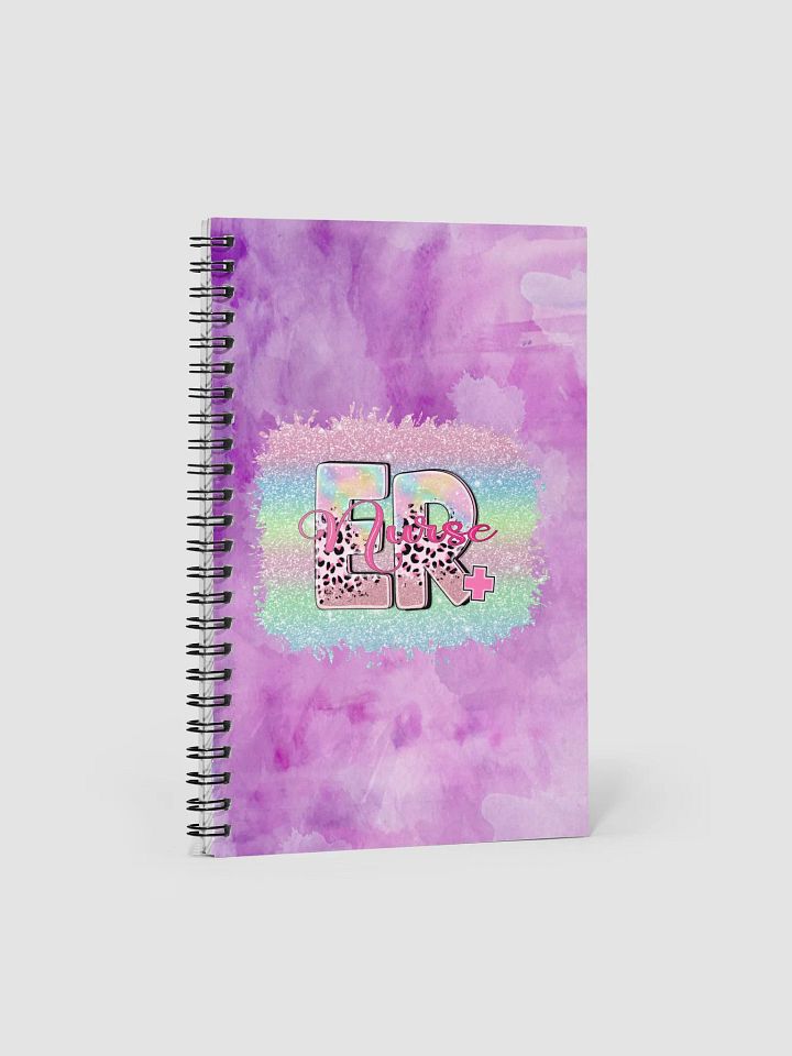 ER Nurse Glitz Glam- Spiral Notebook product image (2)