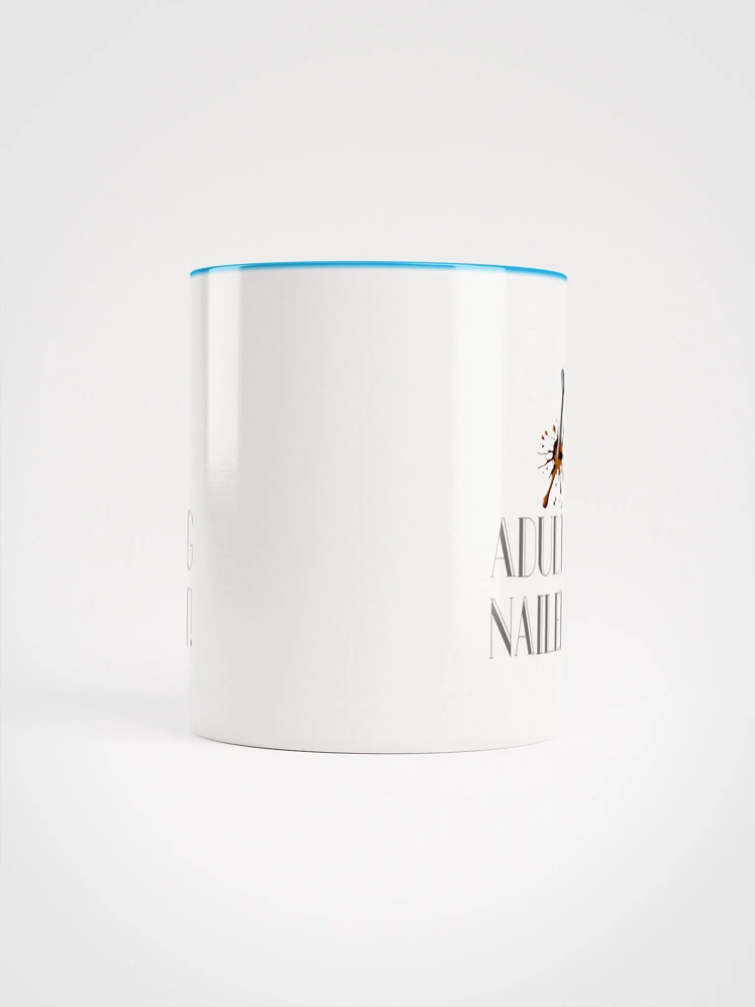 Adulting, Nailed it! Ceramic Mug with Color Inside product image (55)