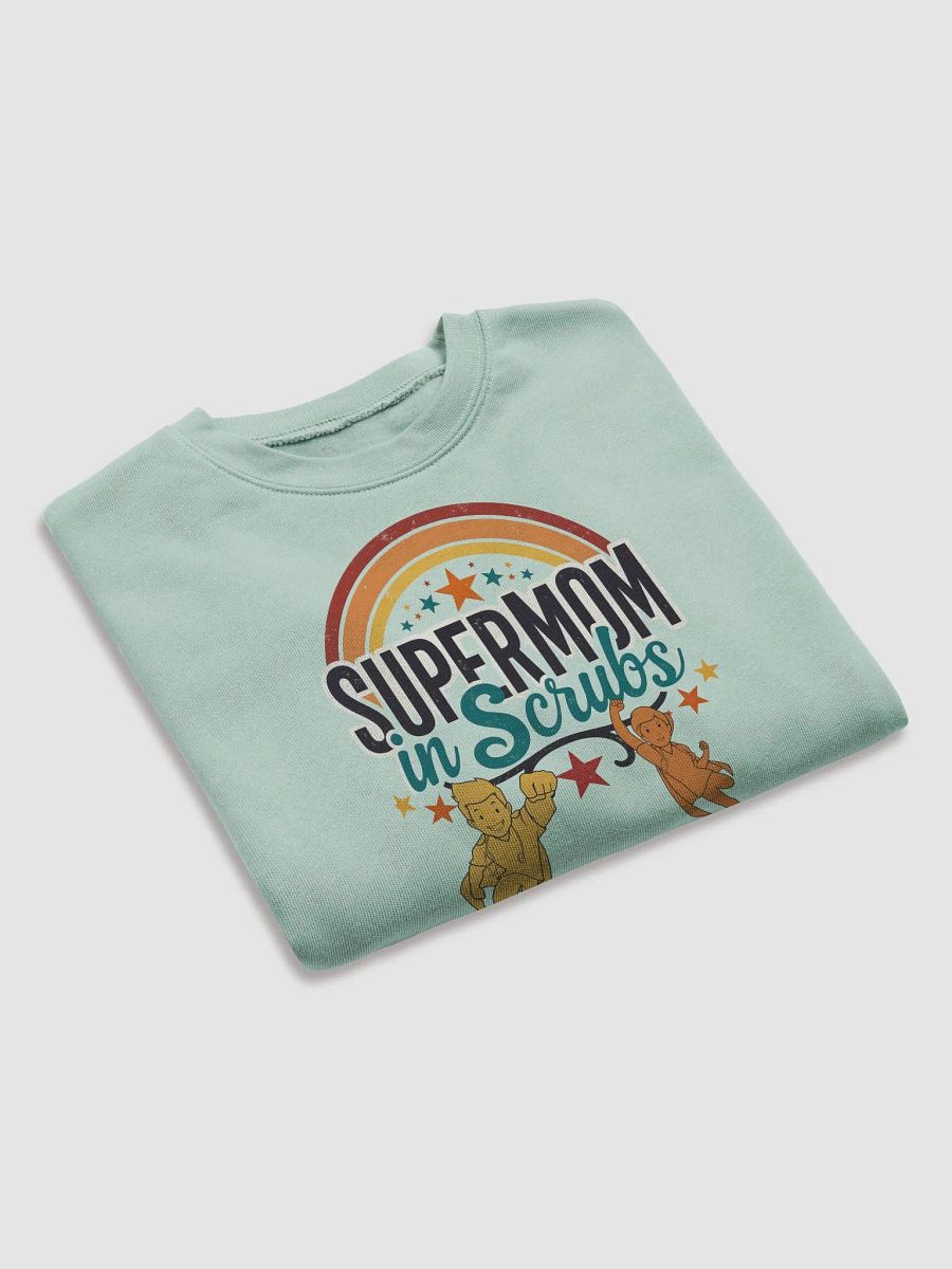 Supermom in Scrubs Rainbow Crop Sweatshirt product image (20)