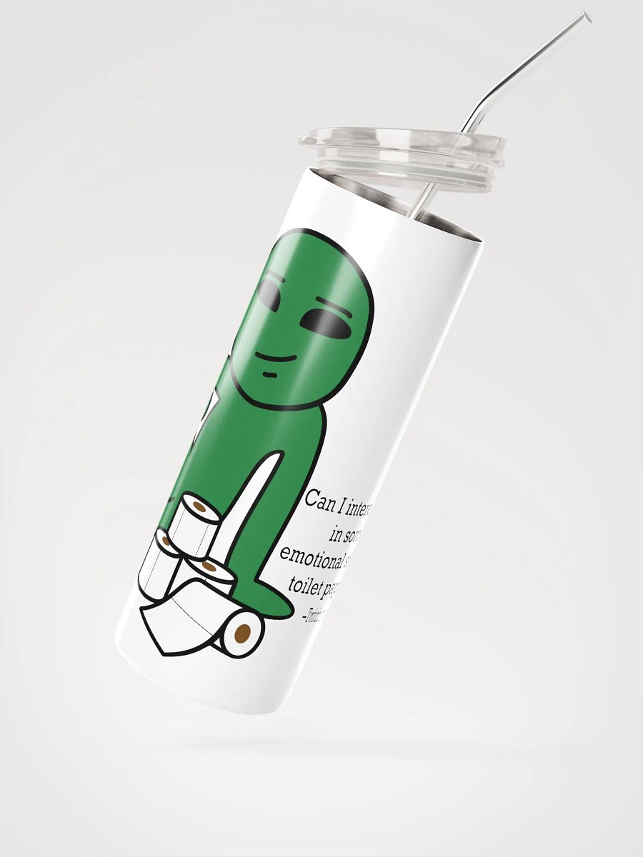 Emotional Support TP Tumbler (White) product image (2)