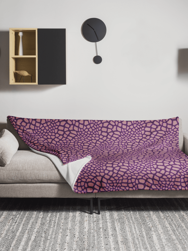 Purple Giraffe Blanket product image (2)