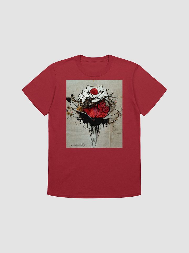 Dynamic Rose Abstract T-Shirt product image (1)