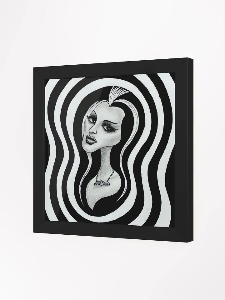 Swirlin Lil framed print product image (2)
