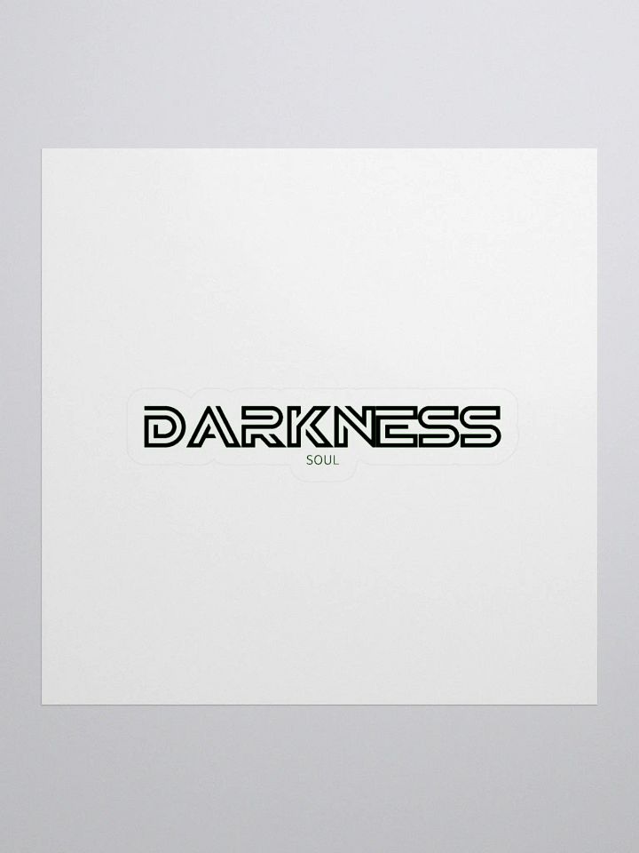 Darkness logo sticker product image (1)