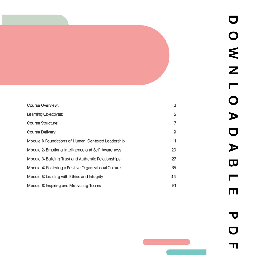 An Impactful Human Leader's Toolkit (PDF) product image (3)