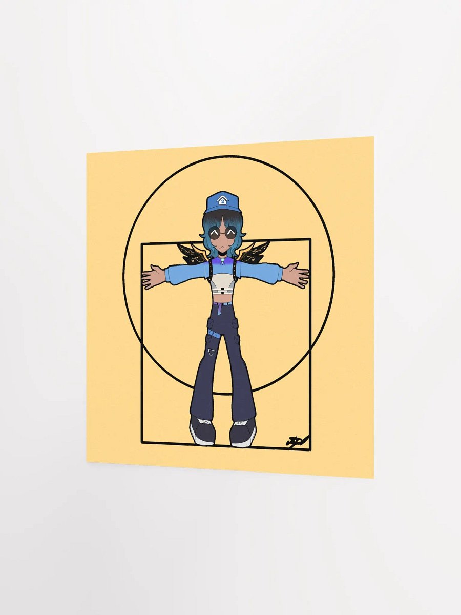 The Vitruvian HatKid | Enhanced Matte Poster product image (7)