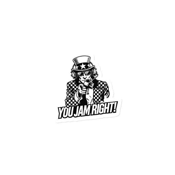 YOU JAM RIGHT! – Die-Cut Magnet product image (1)
