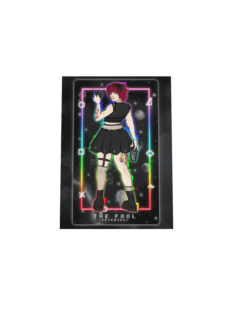 RAENBOU Reversed Fool Tarot Card Poster product image (4)