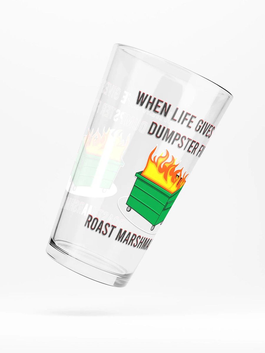 Dumpster Fire - Pint Glass product image (5)