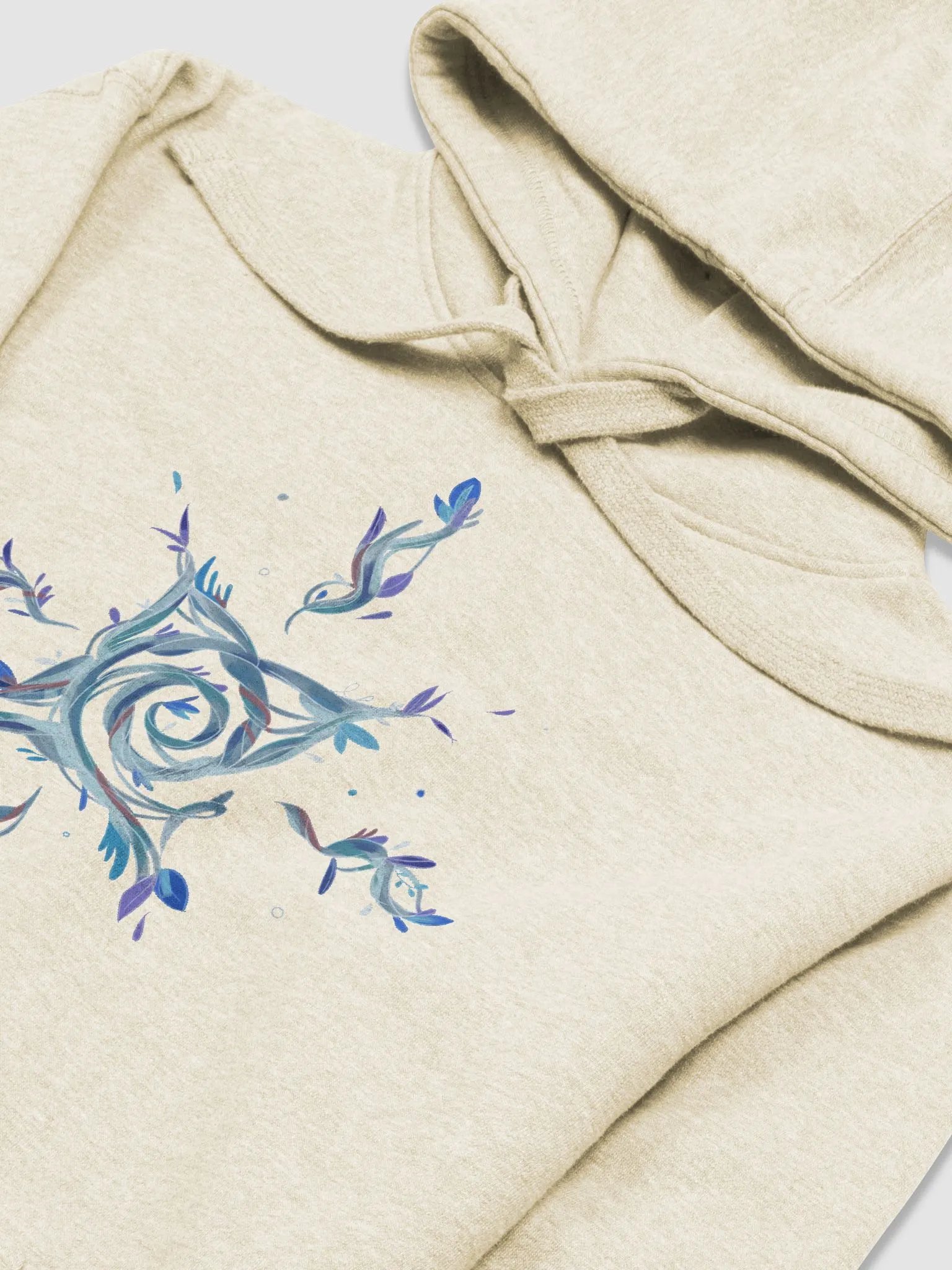 Hoodie - Blue logo product image (3)
