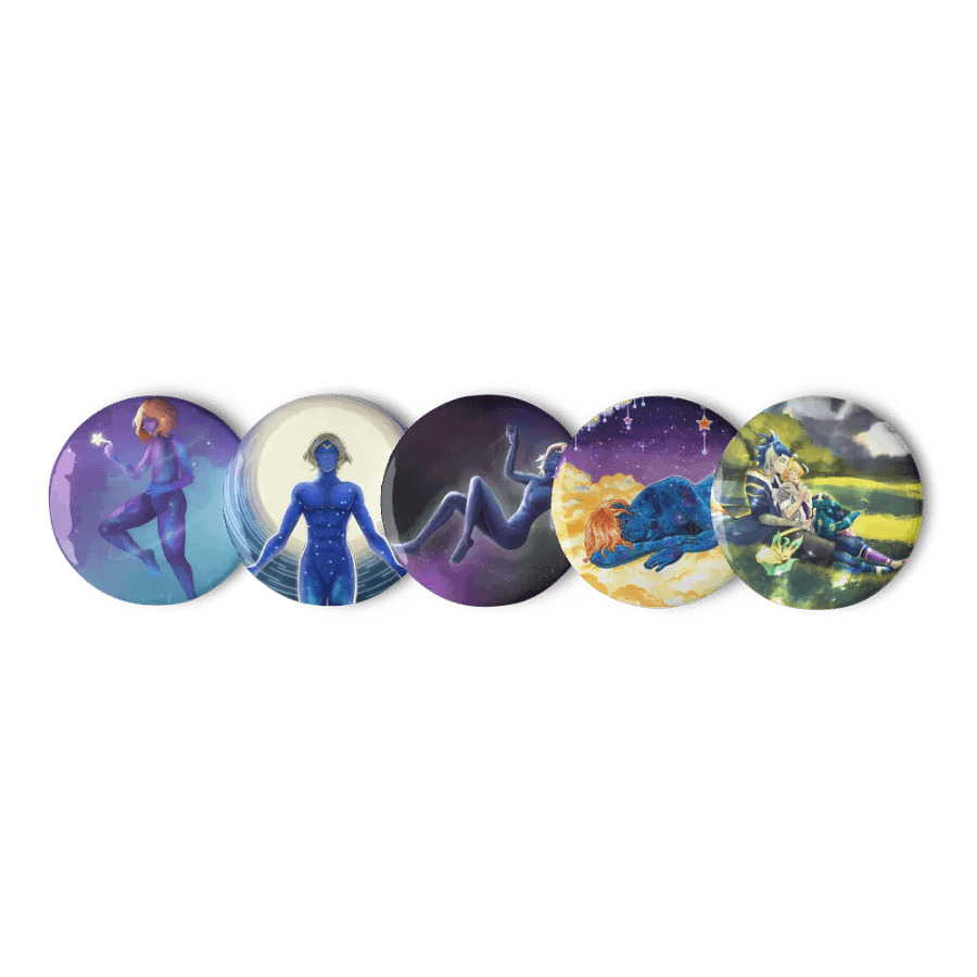 Set of 5 Astral pins product image (5)