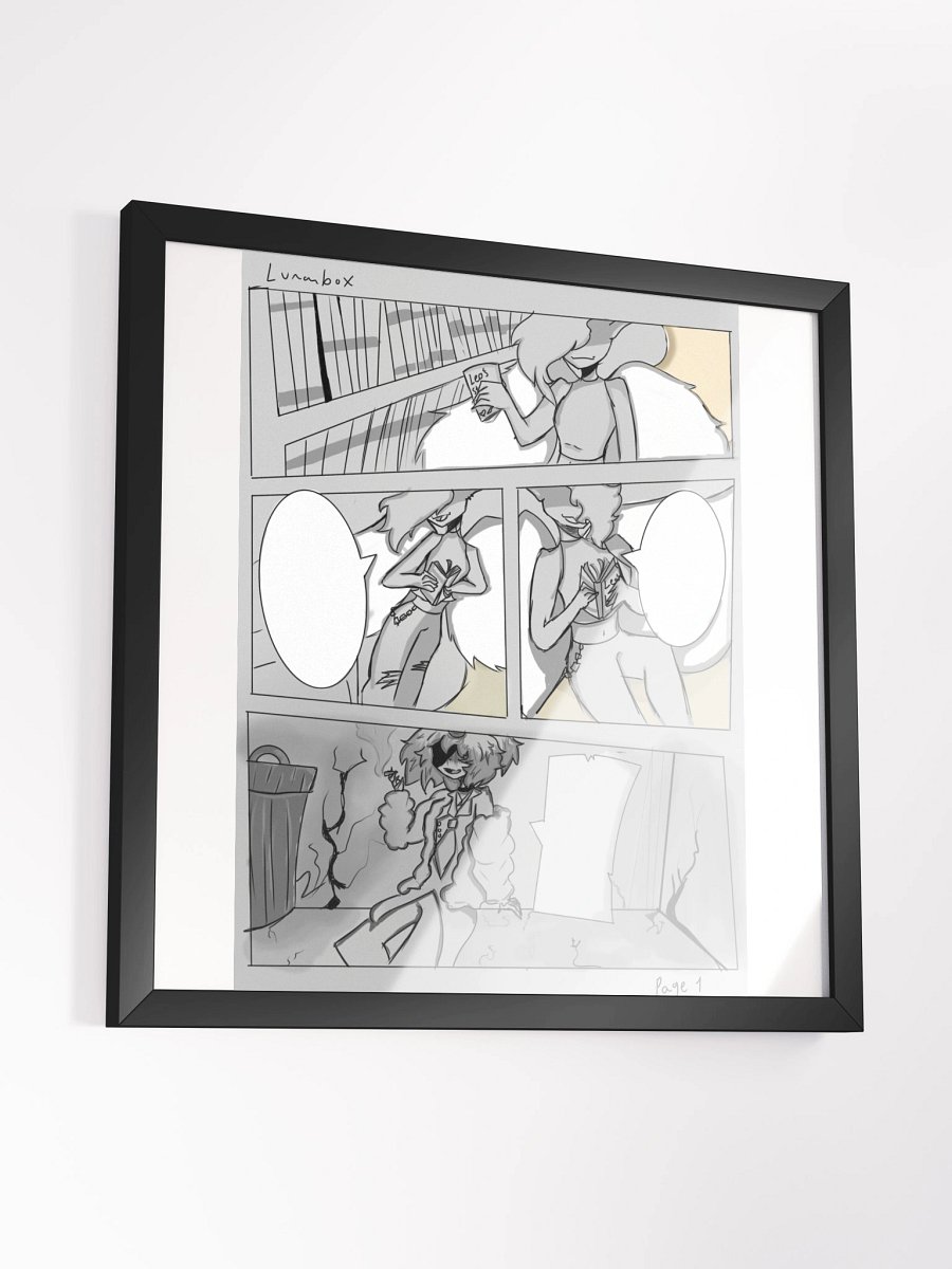 **LIMITED EDITION OF 20** Lunabox: Page 1 Teaser Print Framed Poster product image (3)