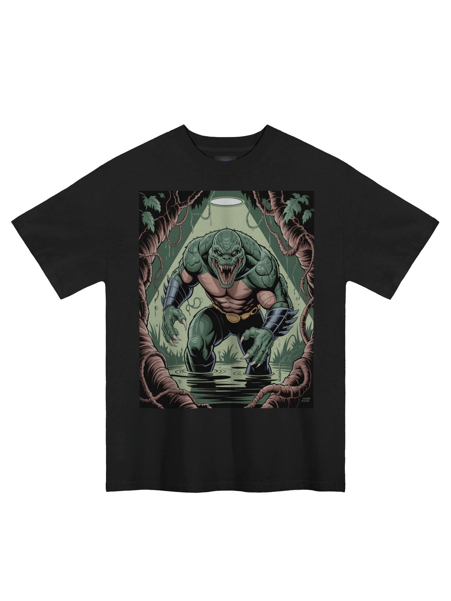 Killer Croc Mire Menace Oversized Faded T-Shirt product image (3)