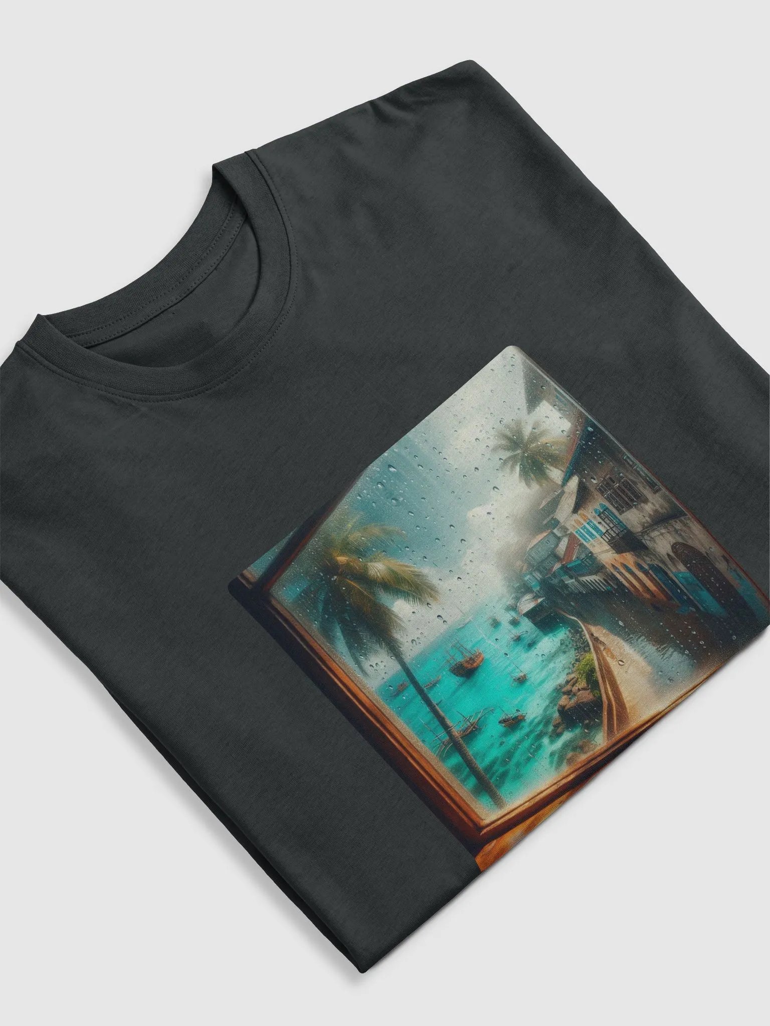 Tropical Vista Men's Tee | | Ai Design product image (5)