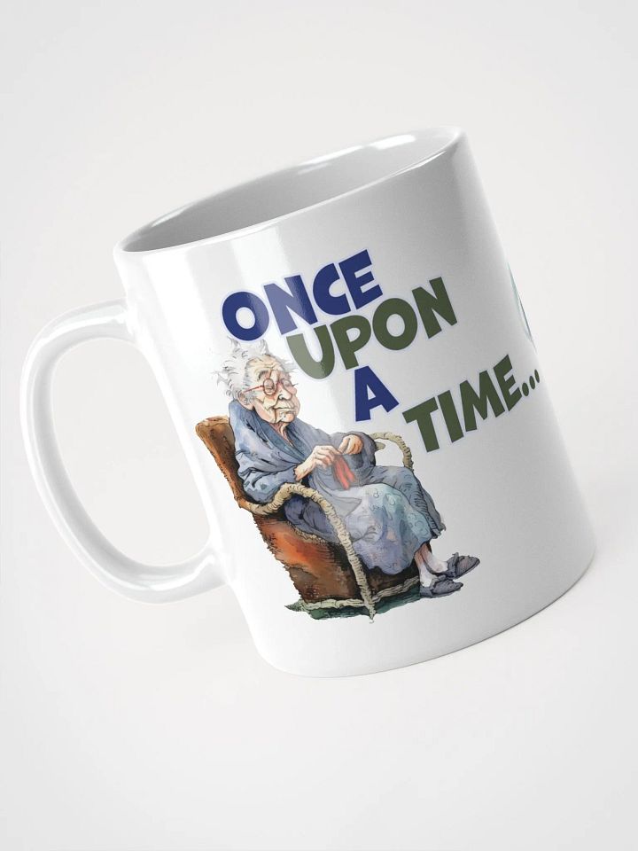"Once upon a time... I stopped giving any fucks." White glossy mug product image (2)