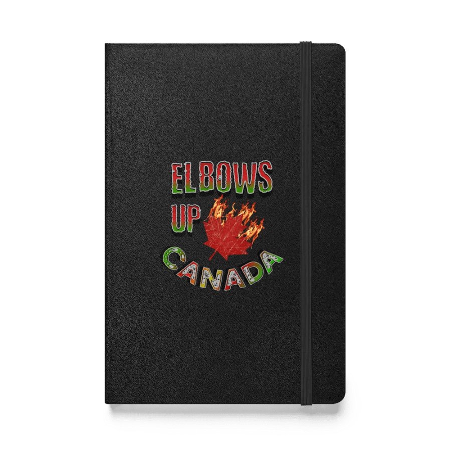 Elbows Up Canada Blaze Hardcover Journal product image (1)