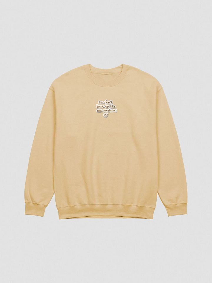 ONE ANOTHER (brass bubble design) embroidered crewneck product image (2)