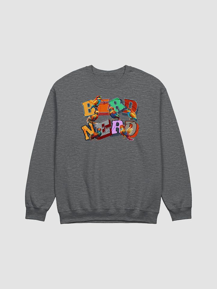 Bird Nerd Avian Typography Delight Sweatshirt product image (3)