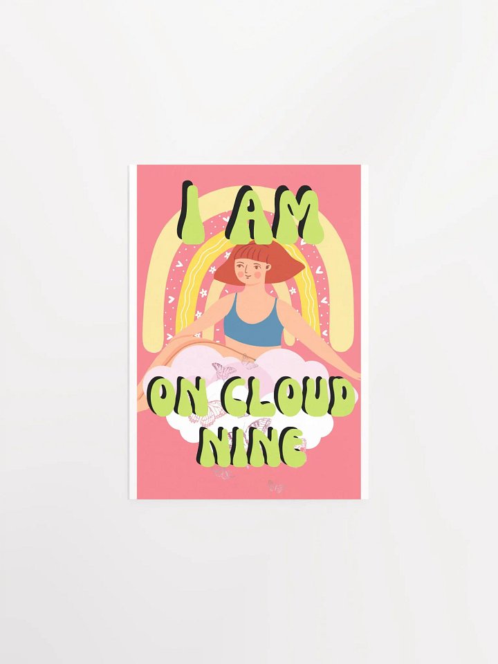I am on Cloud Nine - Affirmation Poster product image (2)