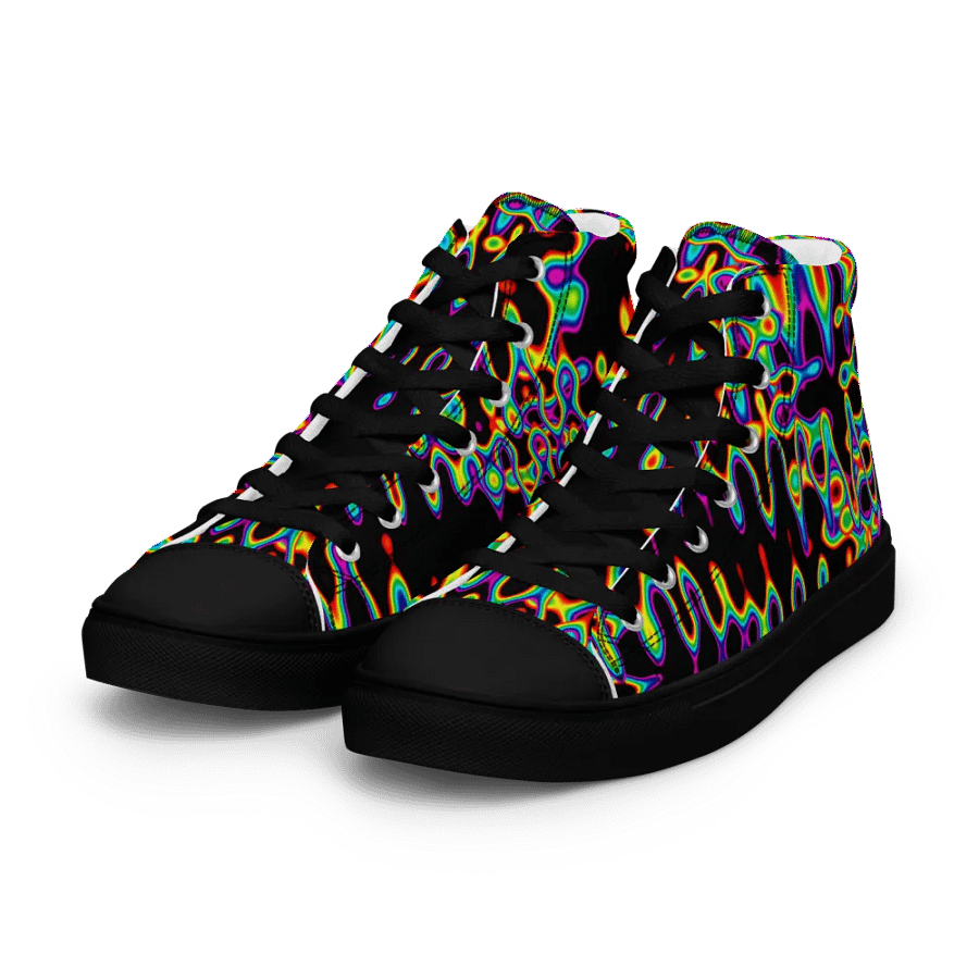 rainbows melt High Top canvas shoes (womens) product image (9)