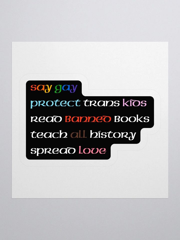 Say Gay Sticker product image (2)