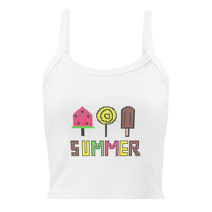 Pixelated Summer Treats Women's Tank Top product image (21)