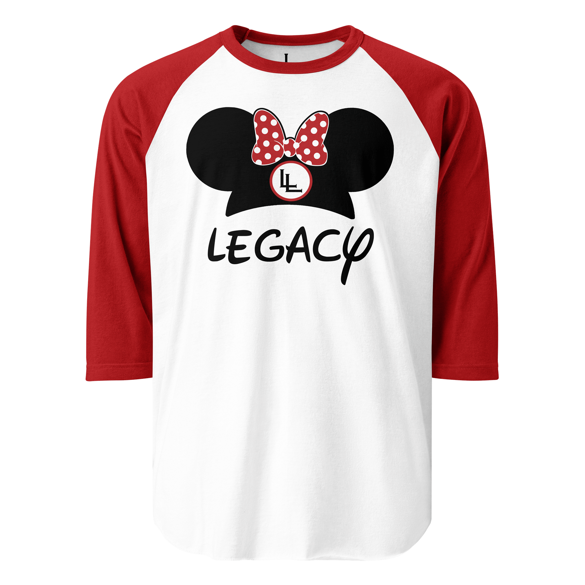 Legacy Disnerd Bow Raglan | White/Red product image (1)
