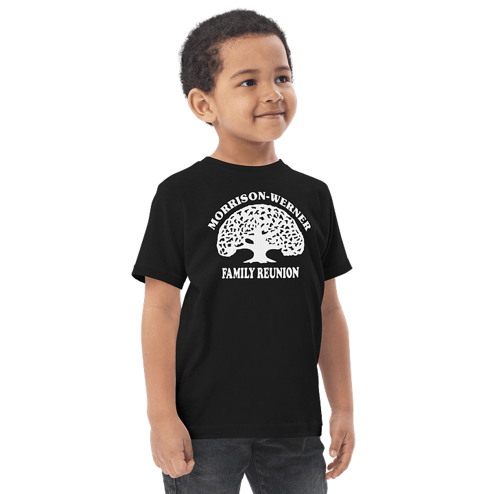 "Morrison-Werner Family Tree" Toddler Jersey Tee (Dark) product image (2)