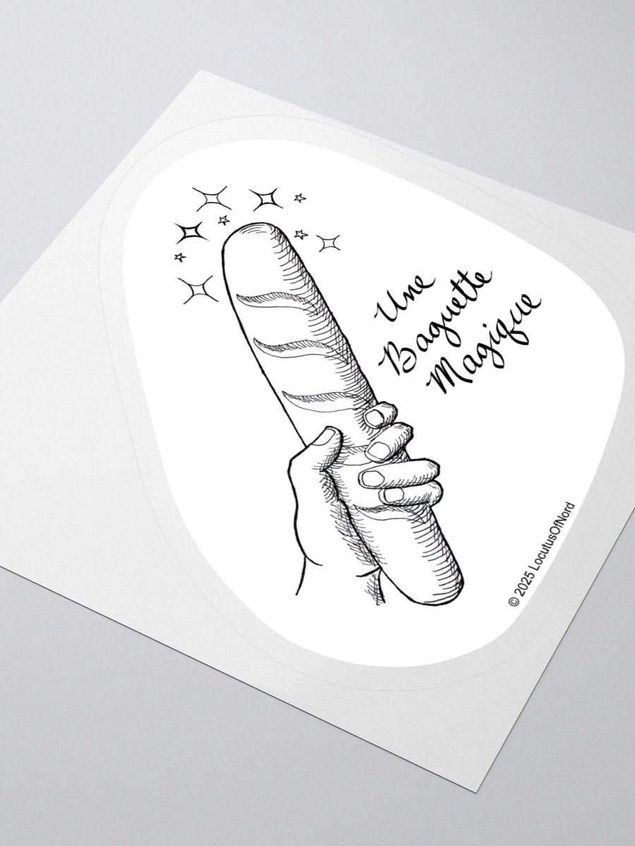 Punny Baguette Sticker product image (8)