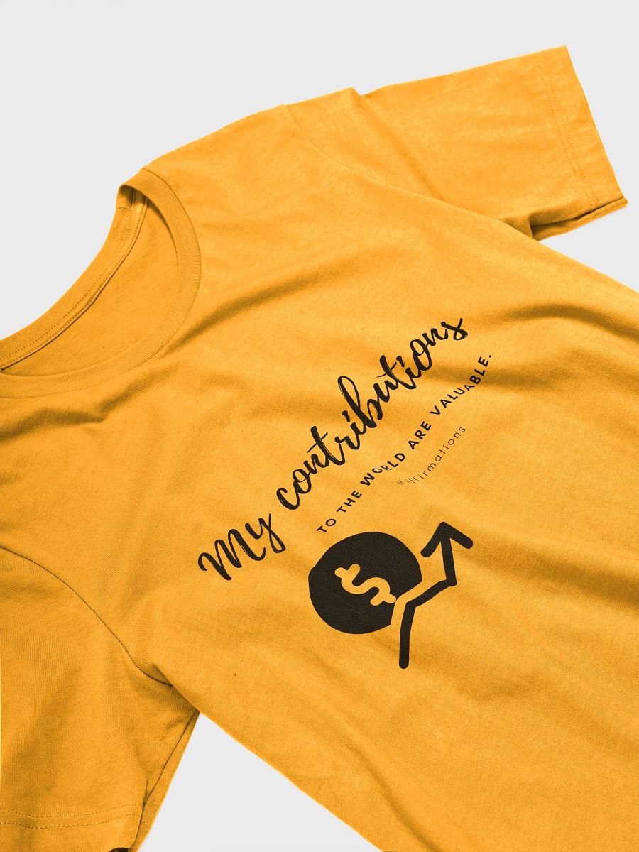 My contributions Dark Unisex Super soft T-Shirt product image (11)