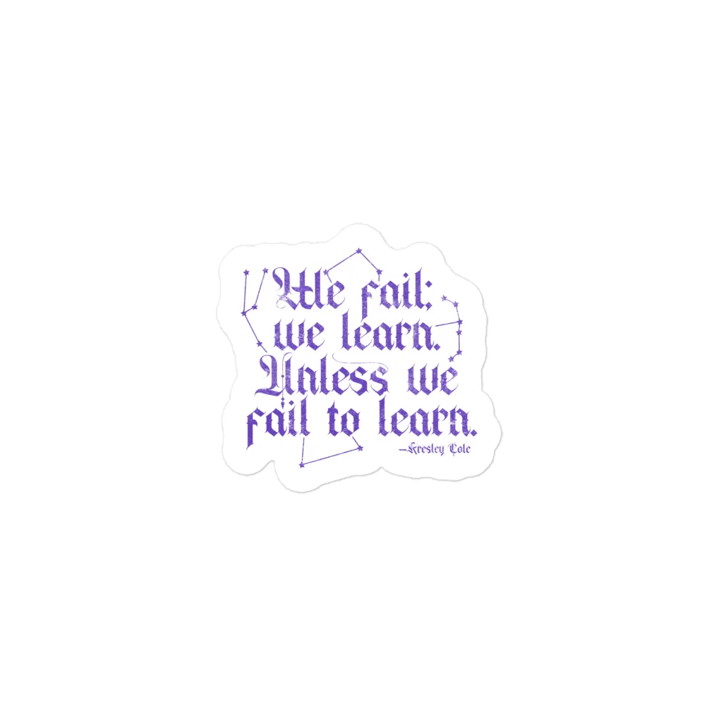 We Fail We Learn Magnet product image (1)