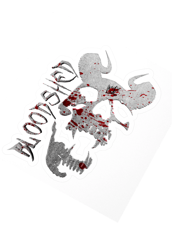 IWF BLOODSHED Sticker product image (2)