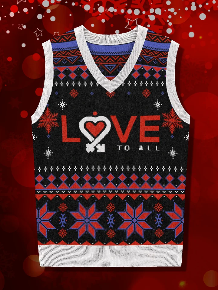 L2A Ugly Holiday Red V-Neck product image (1)